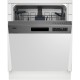 Beko BDSN26430X Εντοιχιζόμενο Πλυντήριο Πιάτων για 14 Σερβίτσια Π60xY82εκ.